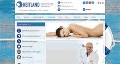 Desktop Screenshot of drheitland.com