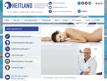 Tablet Screenshot of drheitland.com